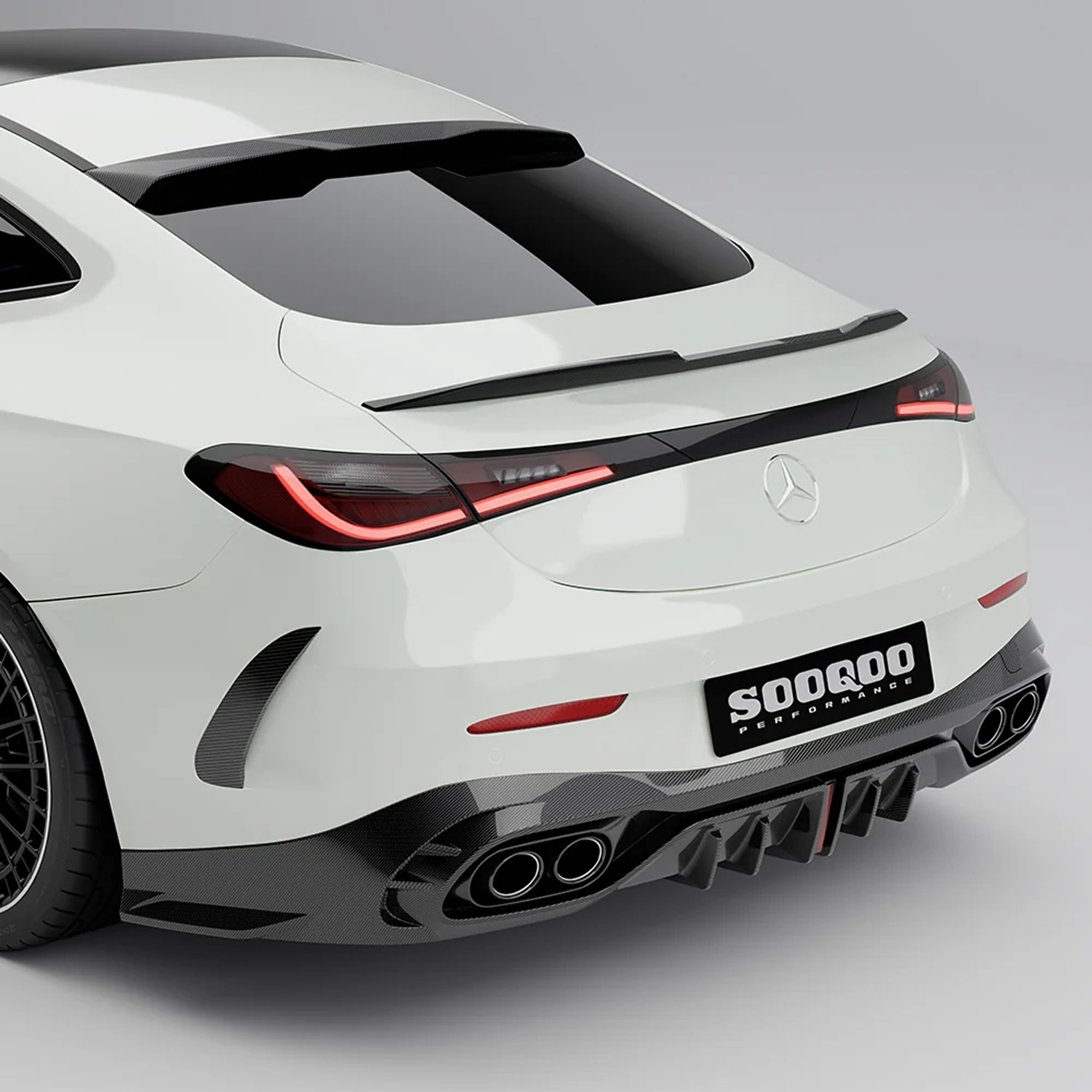 Karbonowy Dyfuzor MERCEDES-AMG CLE 53 A236 / C236 SOOQOO Style (2024+) - obrazek 7