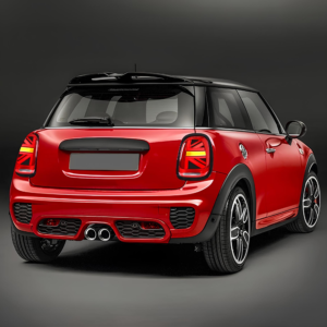 Lampy Tylne Tył Mini Cooper F55 F56 F57 (2014-2019) LED Czerwone Czarna Ramka - obrazek 4
