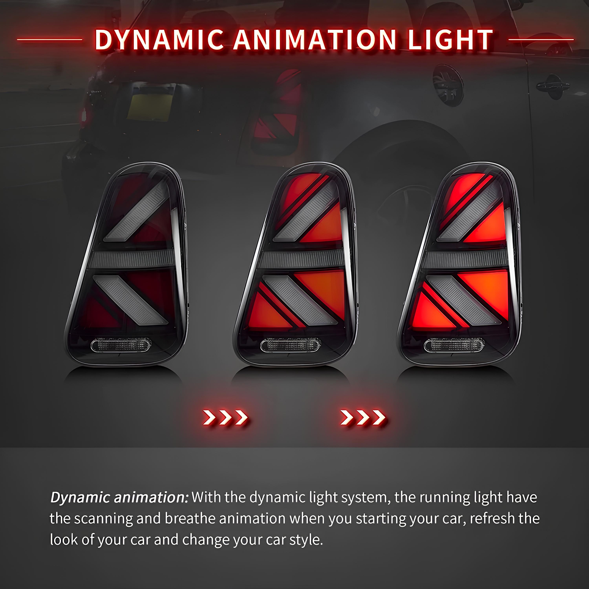 Lampy Tylne LED Mini Cooper R50/R52/R53 Hatch/Cabrio (2001-2008) Union Jack - obrazek 1