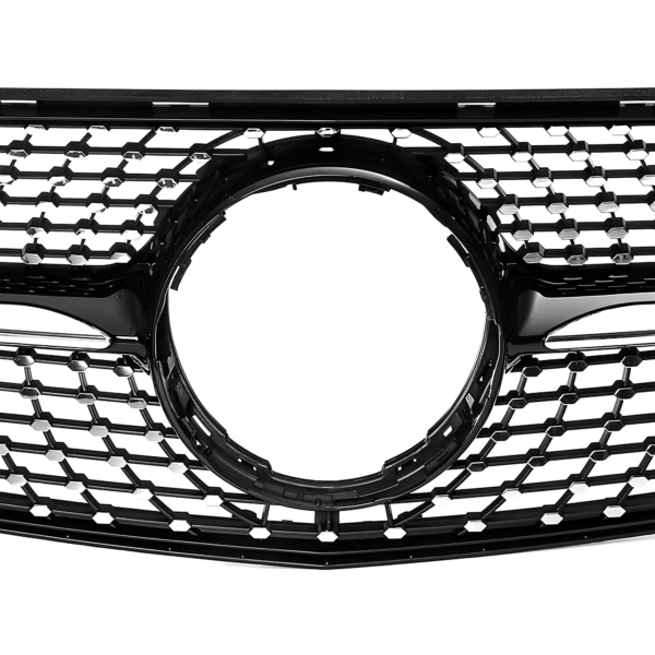 Atrapa Grill Czarny Połysk + Chrom Mercedes A W176 (2015-2018) Diamond Style - obrazek 2