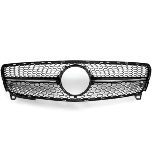 Atrapa Grill Czarny Połysk + Chrom Mercedes A W176 (2015-2018) Diamond Style - obrazek 4