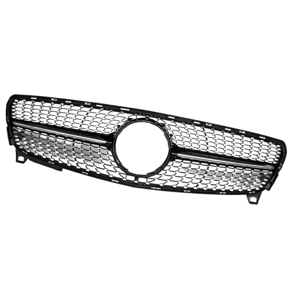 Atrapa Grill Czarny Połysk + Chrom Mercedes A W176 (2015-2018) Diamond Style - obrazek 5