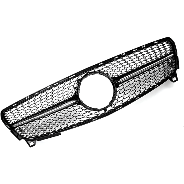 Atrapa Grill Czarny Połysk + Chrom Mercedes A W176 (2015-2018) Diamond Style - obrazek 8
