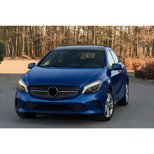 Atrapa Grill Czarny Połysk + Chrom Mercedes A W176 (2015-2018) Diamond Style - obrazek 9
