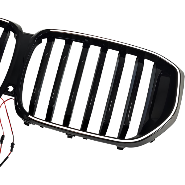 Atrapa Nerki Grill BMW X5 G05 LCI (2023-2025) LED M-Style Czarny Połysk - obrazek 2