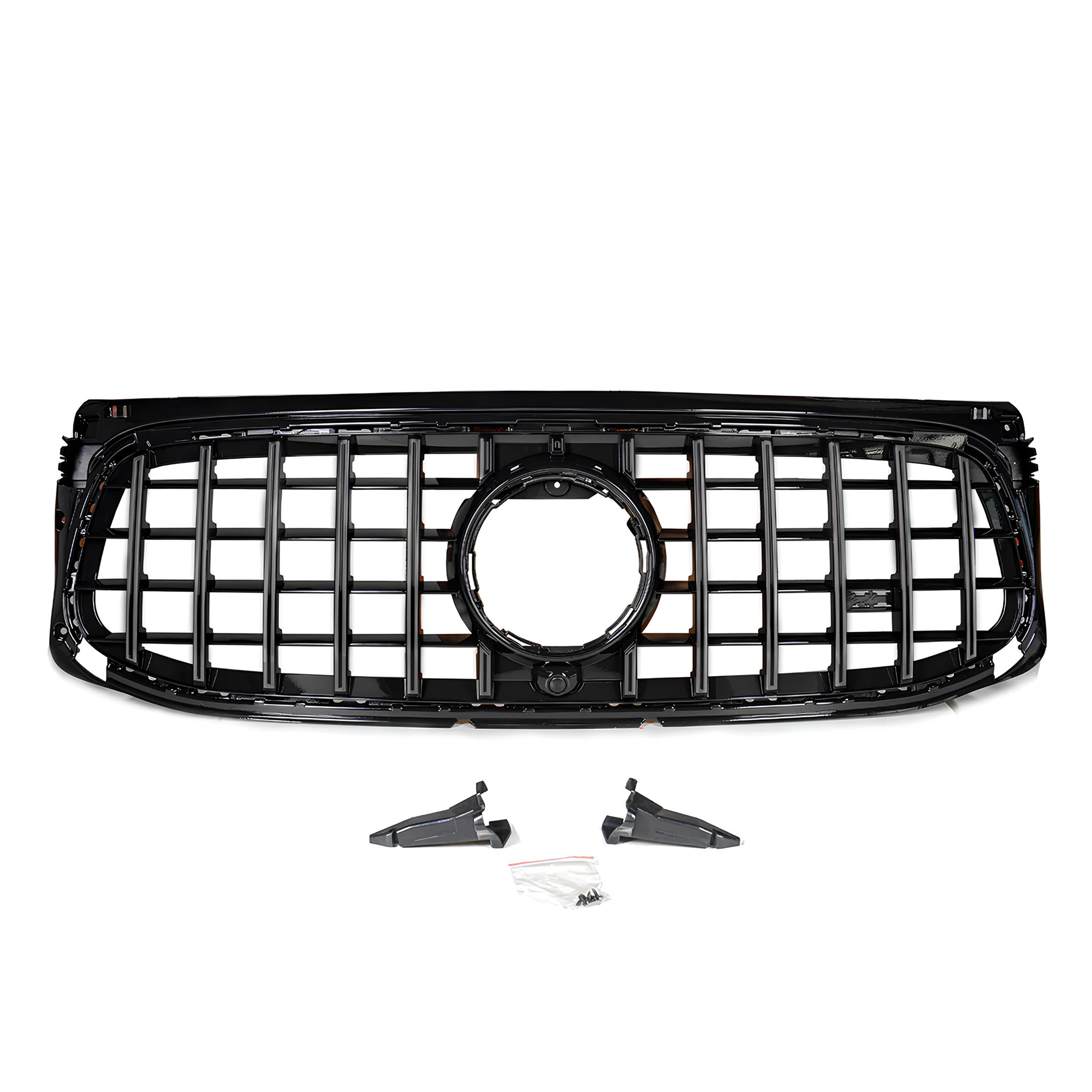Atrapa Grill Mercedes GLB X247 / W247 Panamericana AMG GT Czarny Polysk (2019-2023) - obrazek 8