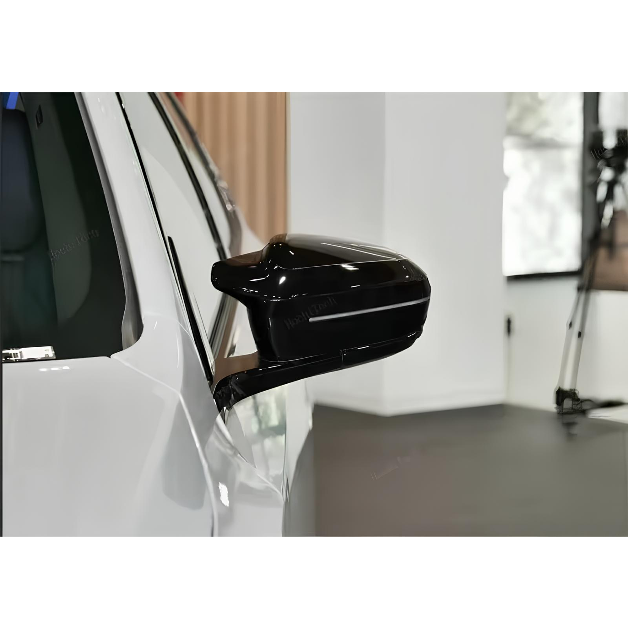 Nakładki Obudowa Lusterka BMW G60 7 I7 G70 M5 MP Style Czarny Połysk 2023+ - obrazek 6