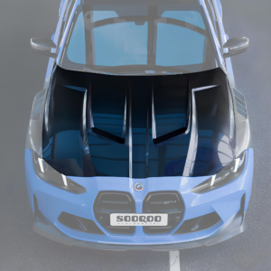 Maska Karbonowa BMW M3 G80 / M4 G82 SOOQOO Style – Wentylowana - obrazek 2