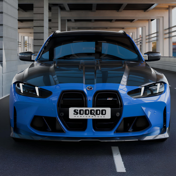 Maska Karbonowa BMW M3 G80 / M4 G82 SOOQOO Style – Wentylowana - obrazek 5