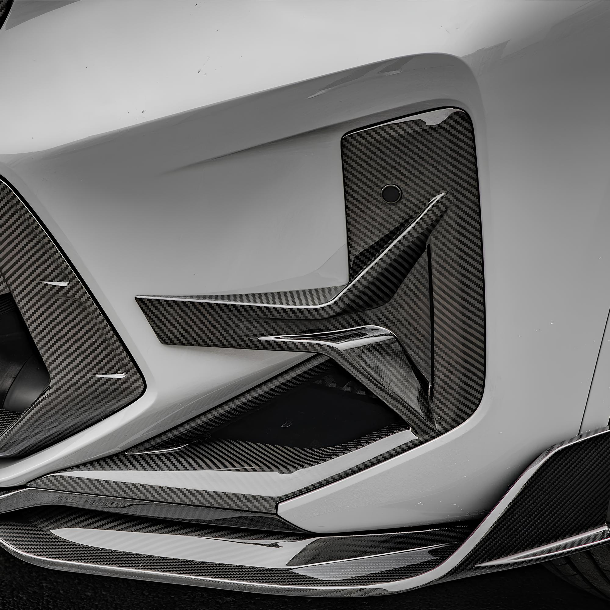 Karbonowe Wloty Powietrza Zderzaka do BMW X3M F97 LCI (2021-2024) SOOQOO Styl - obrazek 5
