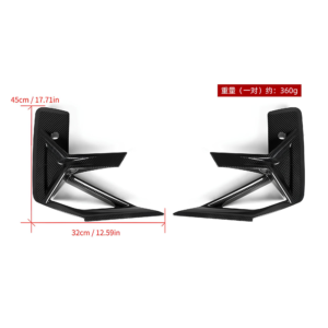 Karbonowe Wloty Powietrza Zderzaka do BMW X3M F97 LCI (2021-2024) SOOQOO Styl - obrazek 4