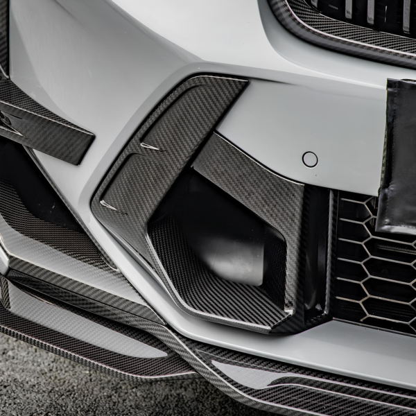 Karbonowe Wloty Powietrza Zderzaka do BMW X3M F97 LCI (2021-2024) SOOQOO Styl - obrazek 3