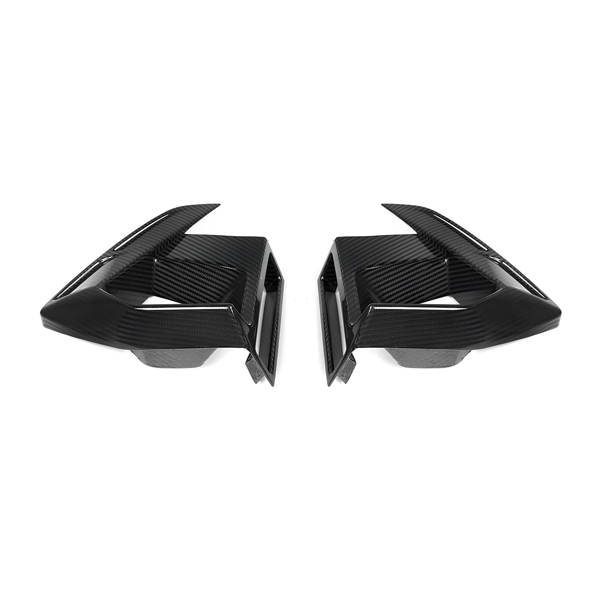 Karbonowe Wloty Powietrza Zderzaka do BMW X3M F97 LCI (2021-2024) SOOQOO Styl - obrazek 6