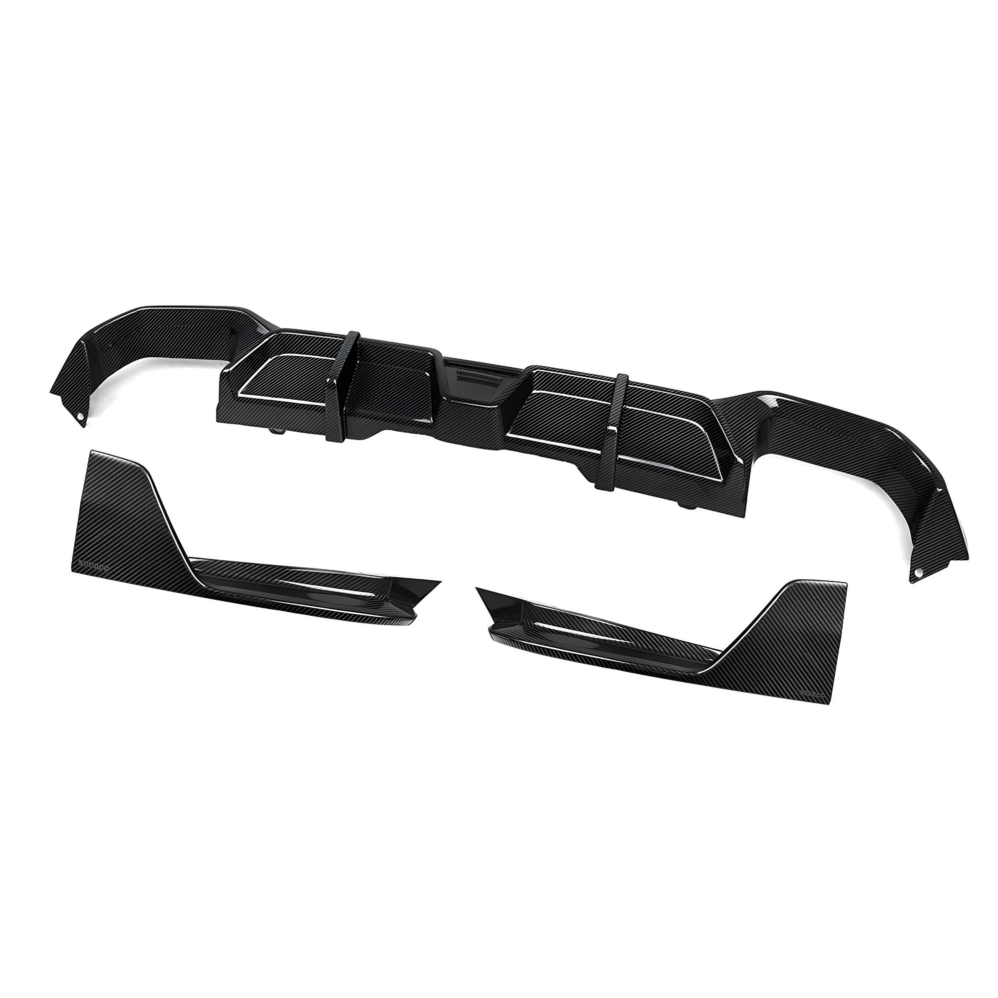 Karbonowy Dyfuzor BMW X4 G02 LCI (2021-2025) SOOQOO Style - obrazek 5