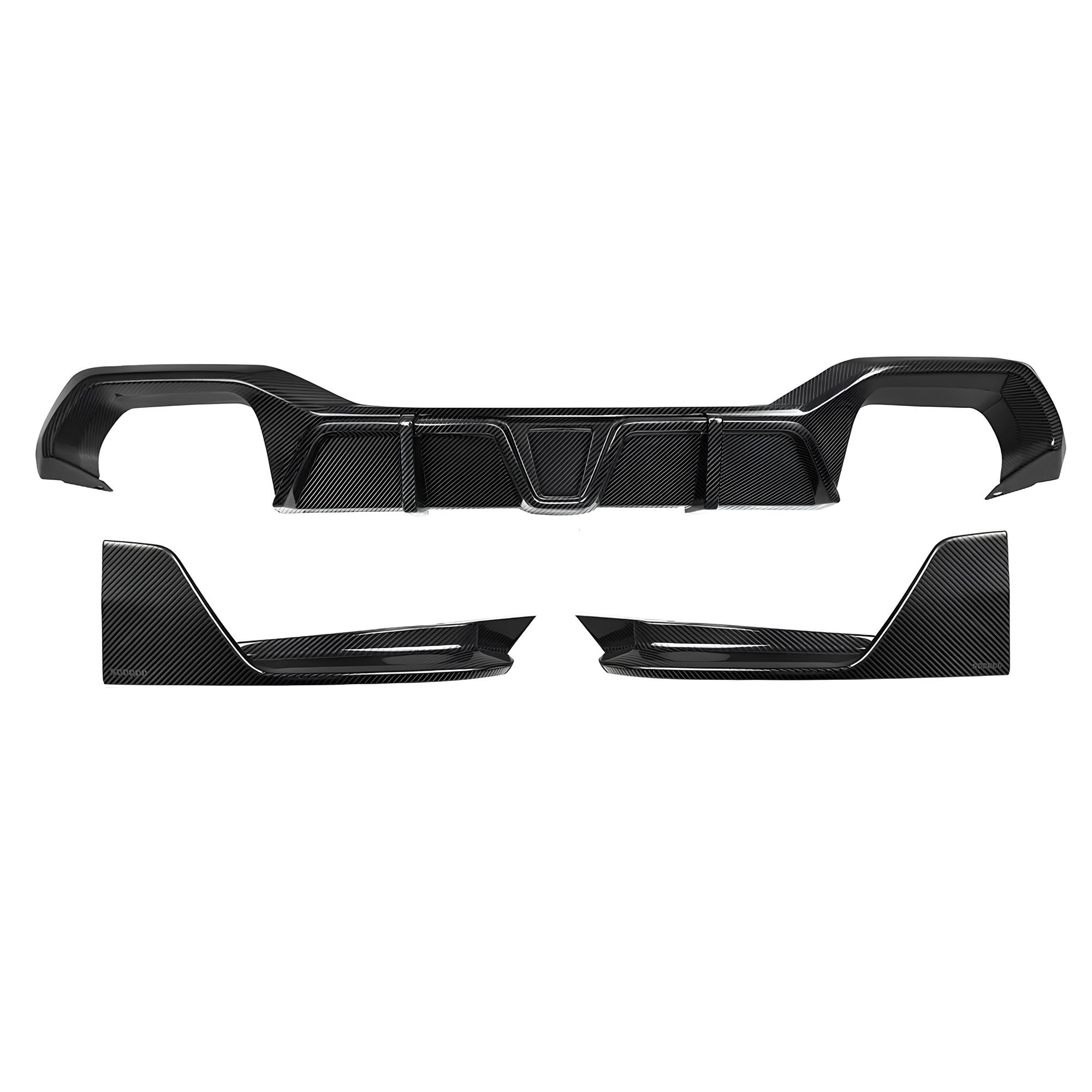 Karbonowy Dyfuzor BMW X4 G02 LCI (2021-2025) SOOQOO Style - obrazek 1