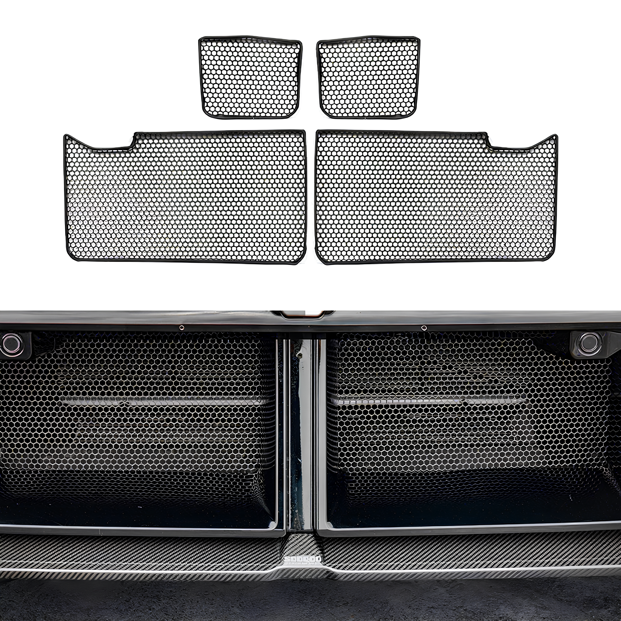 Aluminiowa Środkowa Kratka Grilla BMW M5 G90 / G99 OEM Style – Aluminium - obrazek 1