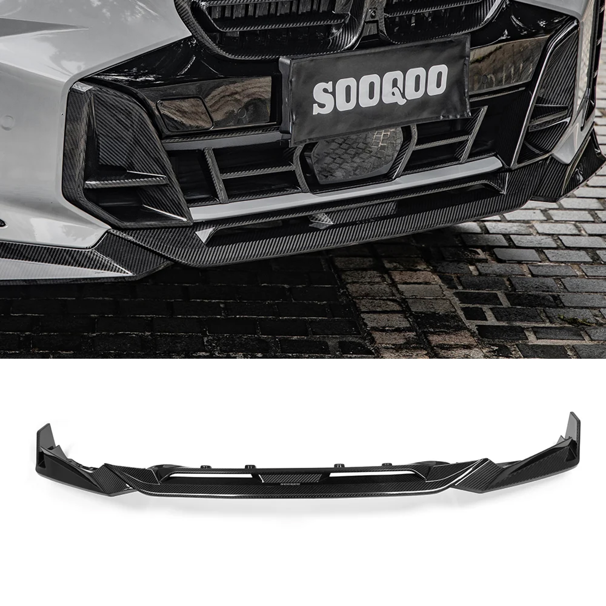 Karbonowy Splitter do BMW X5 G05 LCI (2023-ON) SOOQOO-Style - obrazek 1