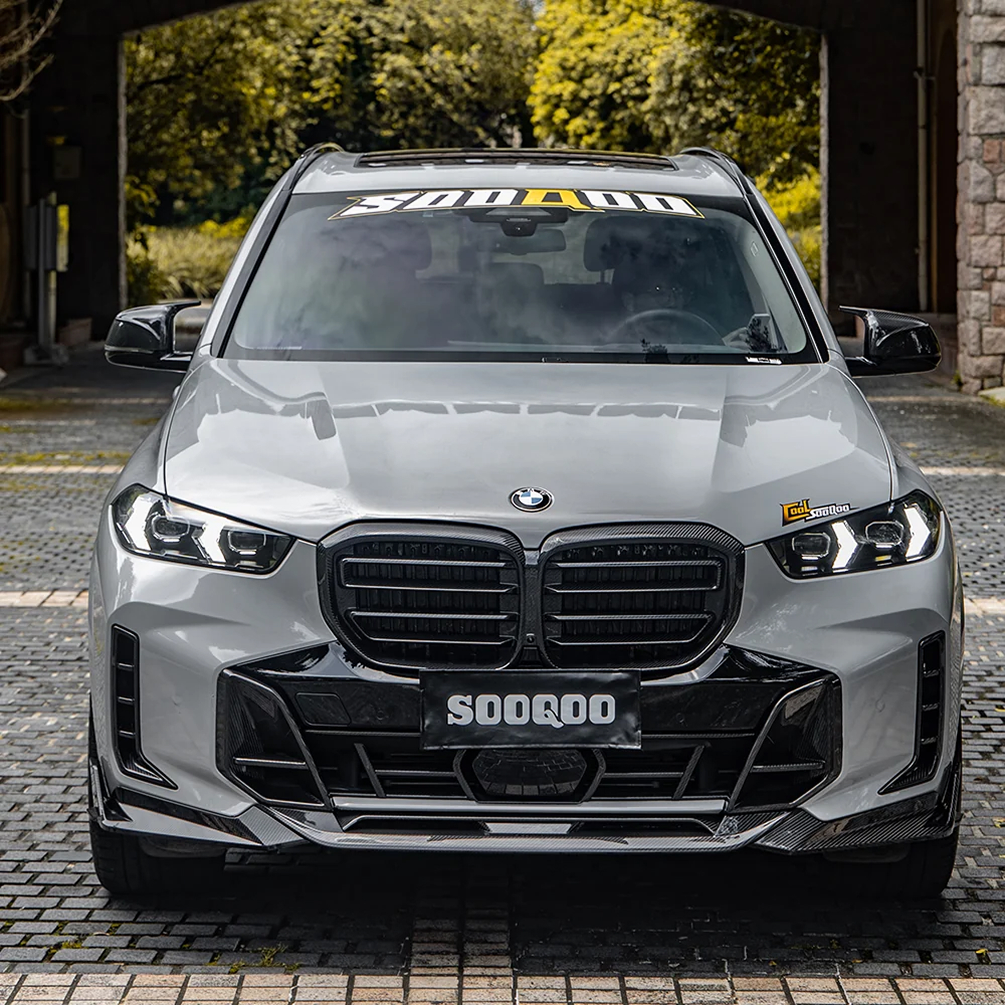 Karbonowa Dolna Atrapa Przedniego Zderzaka do BMW X5 G05 (2023-ON) SOOQOO-Style - obrazek 11