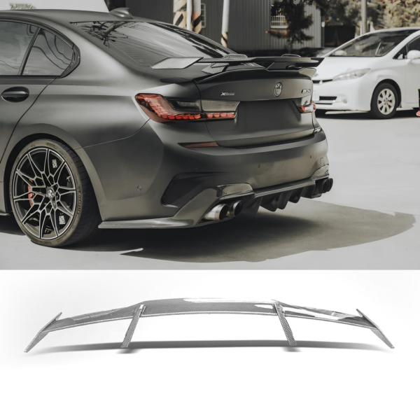 Karbonowy Spoiler/Skrzydlo Lotka Na Klapę Bagażnika do BMW G20/G22/G80/G82 M-Performance Style - obrazek 1
