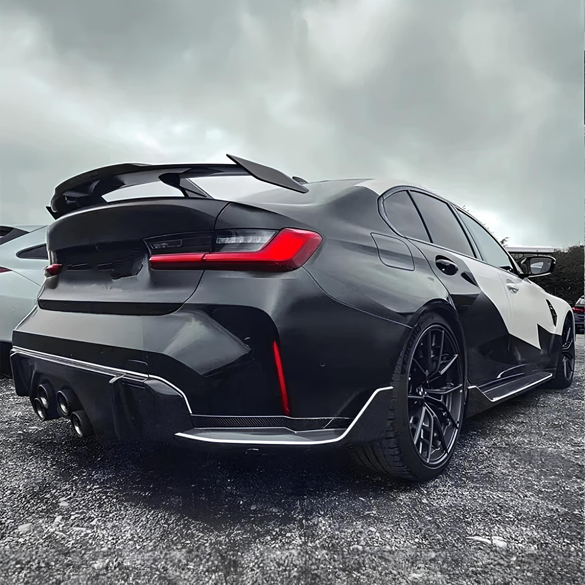Karbonowy Spoiler/Skrzydlo Lotka Na Klapę Bagażnika do BMW G20/G22/G80/G82 M-Performance Style - obrazek 7