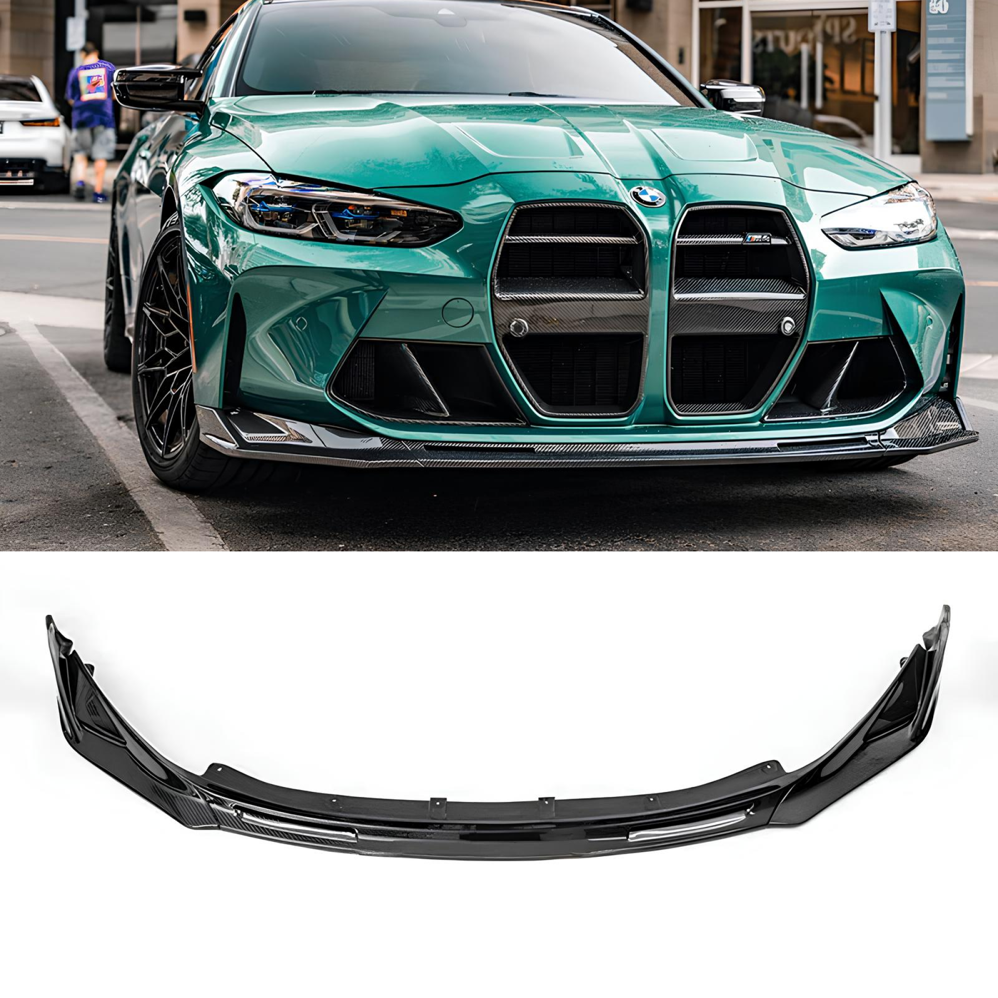 Karbonowy Splitter do BMW M3 G80 G81 / M4 G82 G83 VS Style - obrazek 1