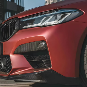 Karbonowe Nakładki Na Wloty Przedniego Zderzaka BMW F90 M5 LCI (2020-2023) - obrazek 6