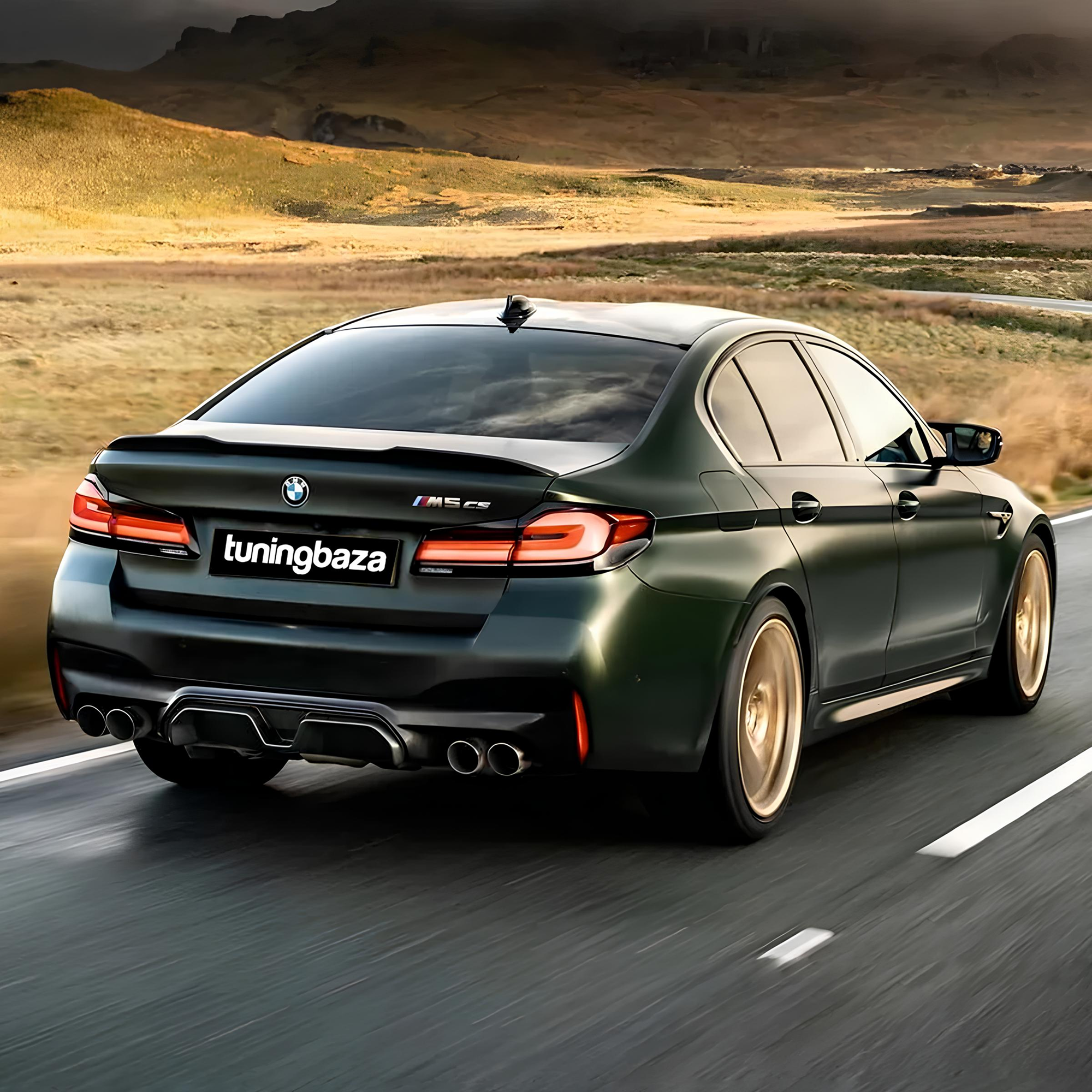 Karbonowy Dyfuzor Tylny do BMW F90 M5 CS Style (NO LED) - obrazek 10