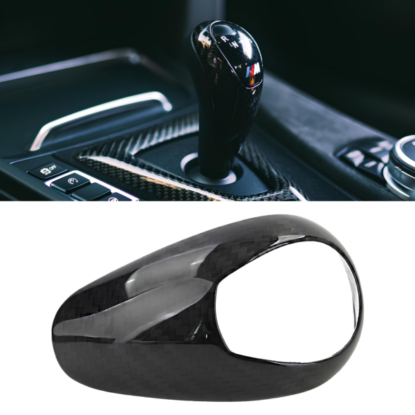 Karbonowa Osłona Gałki Zmiany Biegów M Performance 5 Series BMW M5 F10 / M6 (F06 F12 F13) / M2 F87 LCI - obrazek 1