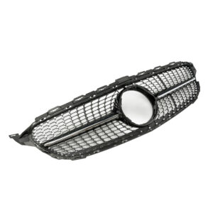 Grill Atrapa Mercedes C W205/C205 Diamond Style Czarny Bez Kamery 2014-2018 - obrazek 2