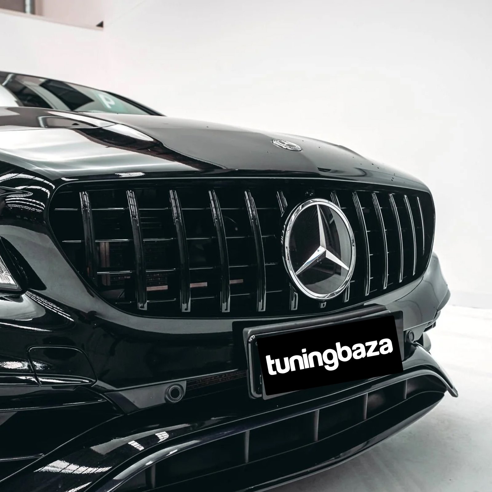 Grill Atrapa Mercedes CLA C117 X117 GT Style Czarny 13-19 - obrazek 4