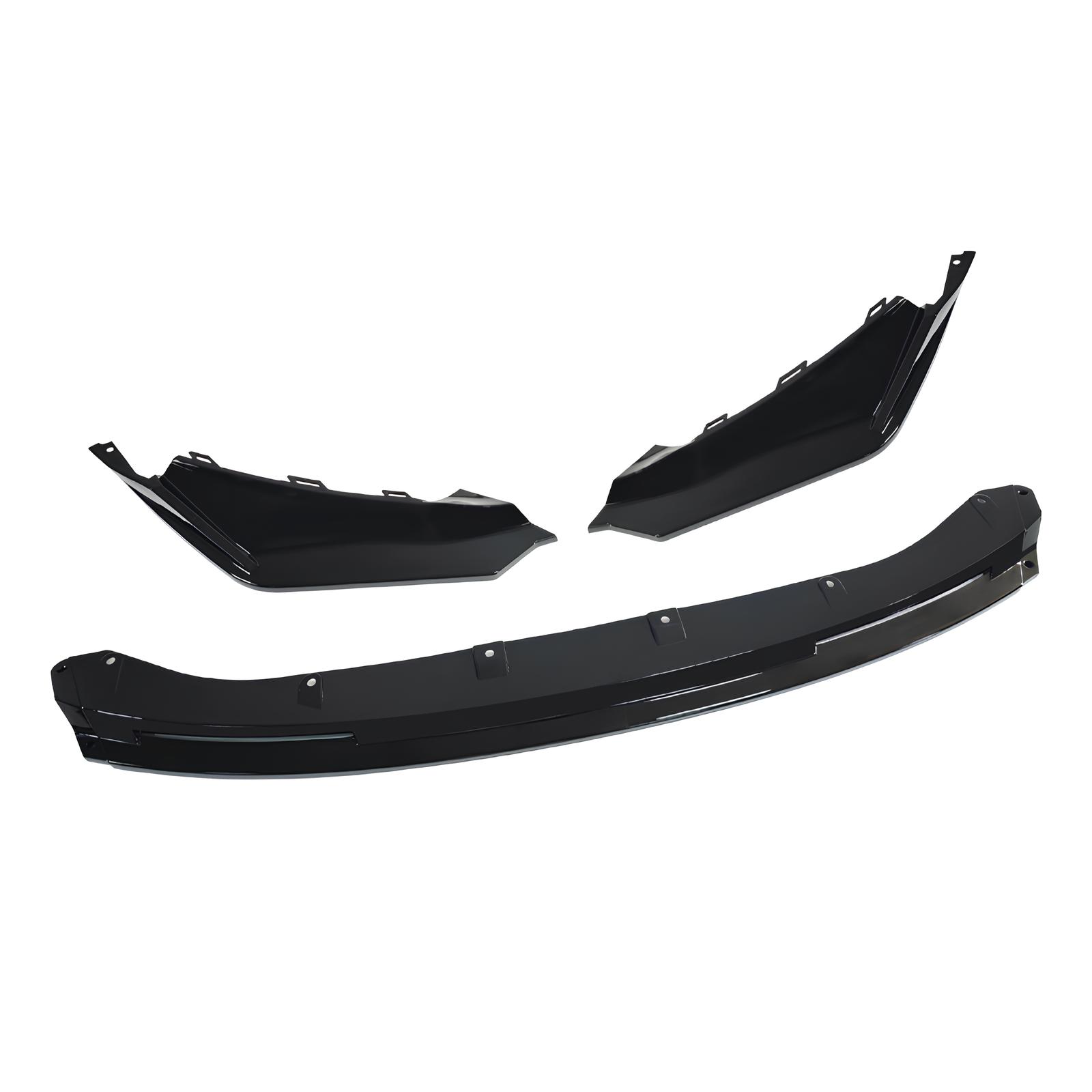 Dokładka Spoiler Splitter Przód BMW G80 / G81 / G82 / G83 VS Style Czarny Połysk (2020–2026) - obrazek 3