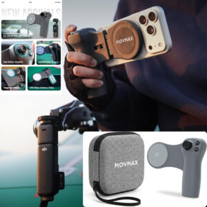 MOVMAX Pilot do DJI Osmo Pocket 4/3/2/1 z Etui Ochronnym Uchwyt MagSafe
