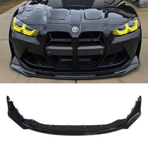 Dokładka Spoiler Splitter Przód BMW G80 / G81 / G82 / G83 VS Style Czarny Połysk (2020–2026)