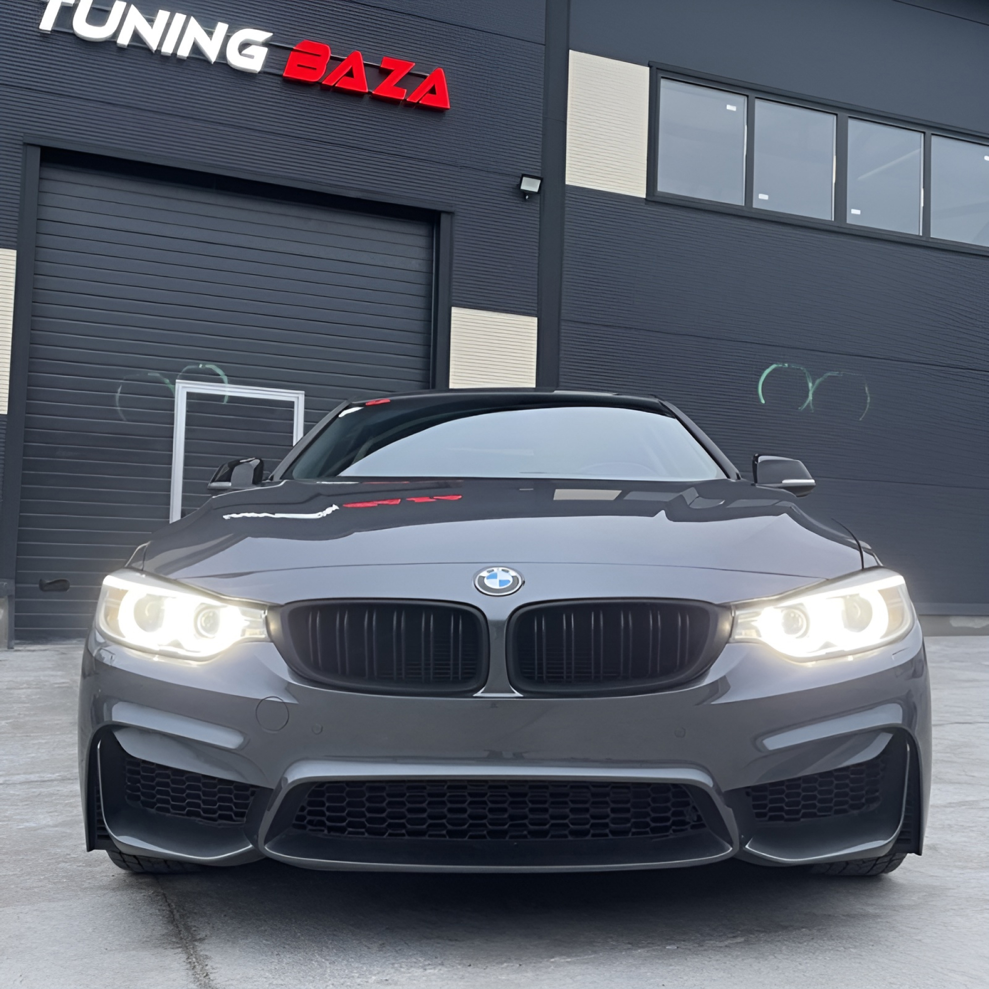 Zderzak Przedni BMW F32 / F33 / F36 M4 Style PDC + SRA + Halogeny - obrazek 4