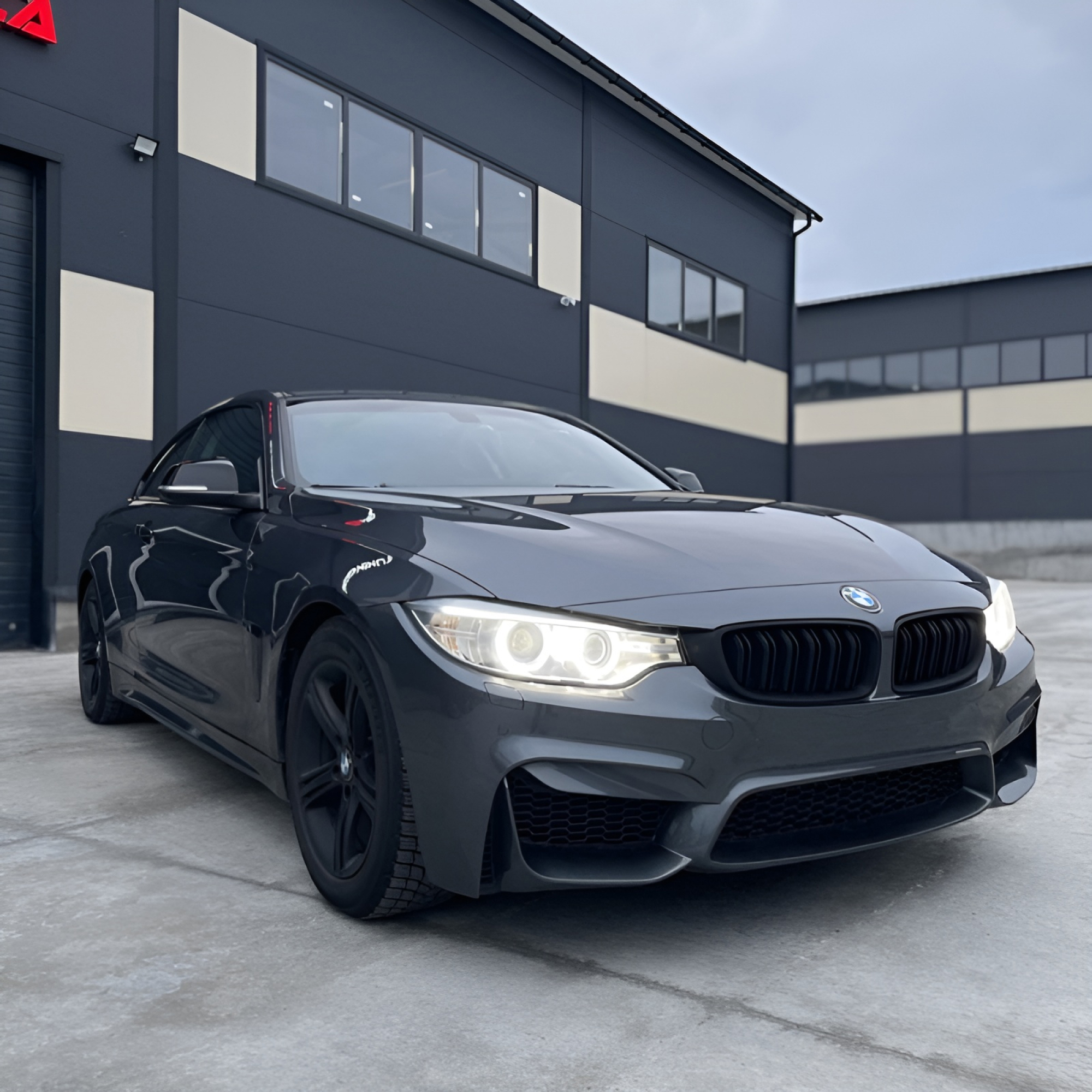 Zderzak Przedni BMW F32 / F33 / F36 M4 Style PDC + SRA + Halogeny - obrazek 5