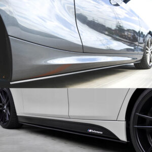 Dokładki (listwy) pod progi BMW F22/F23 M-Performance Czarny Połysk - obrazek 2