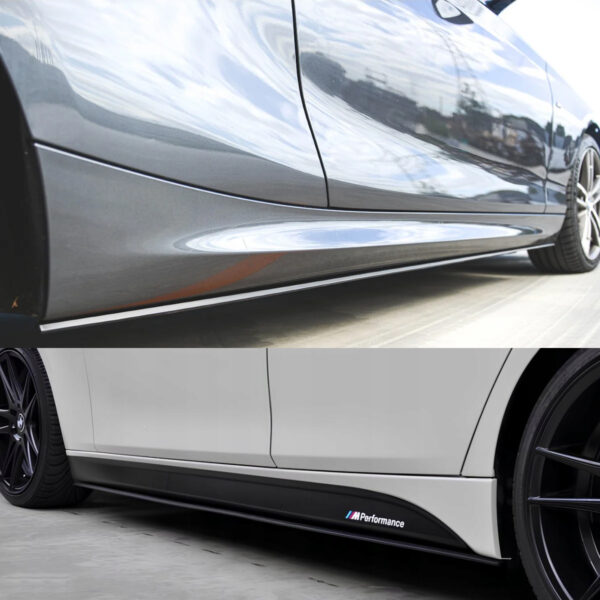 Dokładki (listwy) pod progi BMW F22/F23 M-Performance Czarny Połysk - obrazek 2
