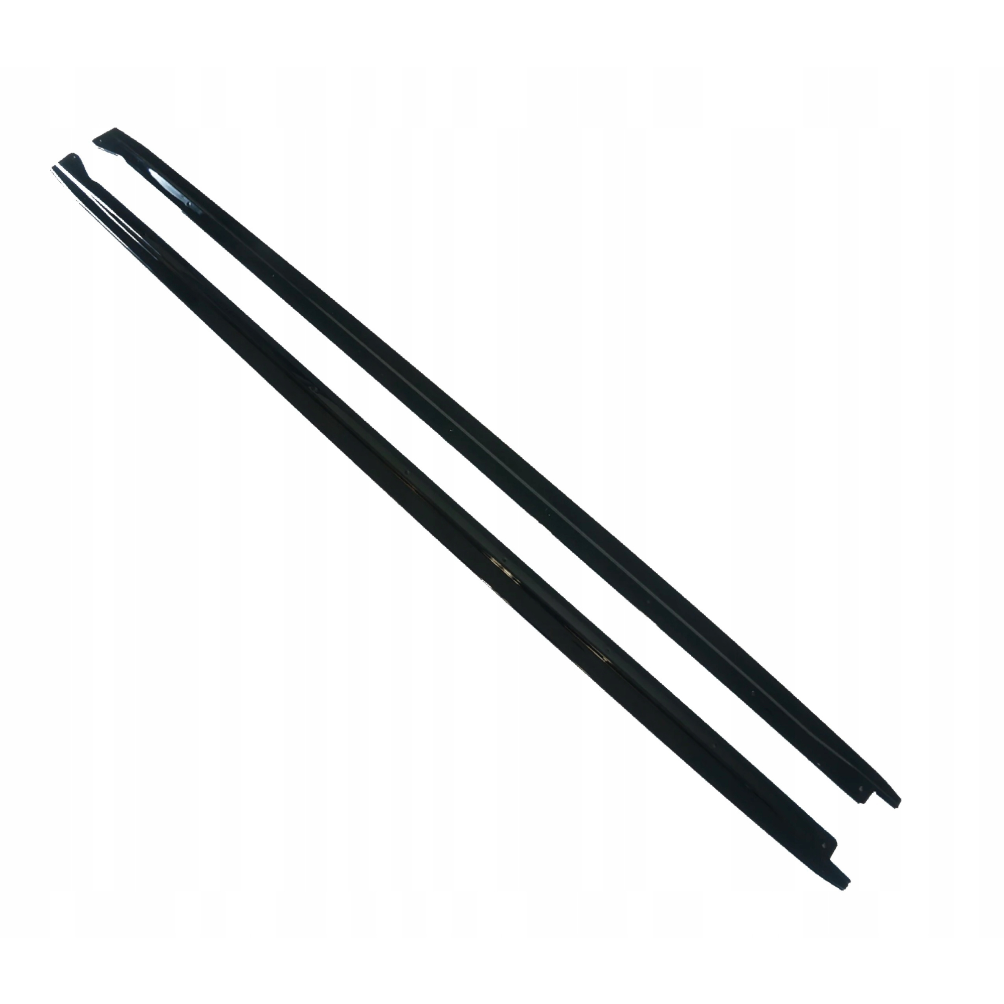 Listwy Pod Progi BMW X5 F15 X5M F85 X6 F16 X6M F86 – Styl MP, Czarny Połysk - obrazek 2
