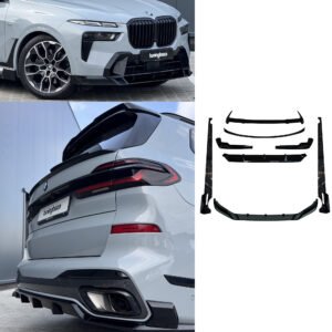 Aerokit BMW X7 G07 LCI Black Knight Style Czarny Połysk (2023–2026) (Zestaw dokładek)