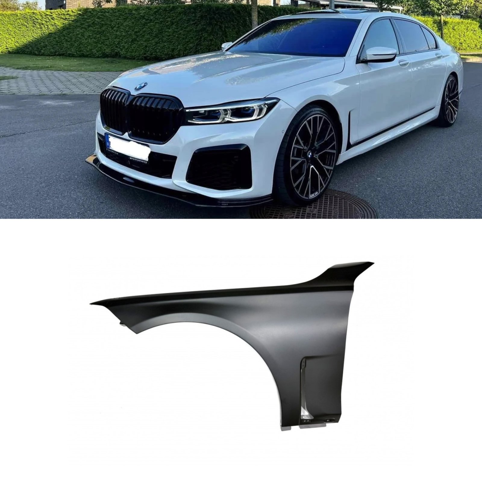 Błotnik BMW G11 LCI 2019–2022 Aluminiowy Lewy (strona kierowcy) Przedni NOWY - obrazek 1