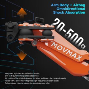 MOVMAX NANO ORANGE – stabilizator do kamer sportowych i DJI Osmo / Insta360 - obrazek 14