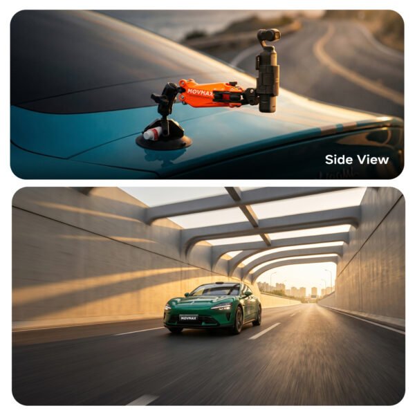 MOVMAX NANO ORANGE – stabilizator do kamer sportowych i DJI Osmo / Insta360 - obrazek 12
