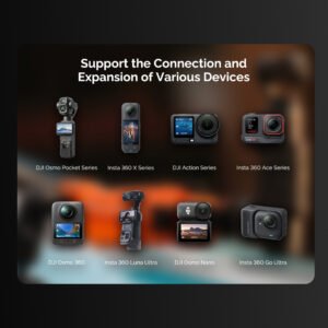 MOVMAX NANO ORANGE – stabilizator do kamer sportowych i DJI Osmo / Insta360 - obrazek 6