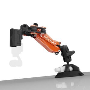 MOVMAX NANO ORANGE – stabilizator do kamer sportowych i DJI Osmo / Insta360 - obrazek 2