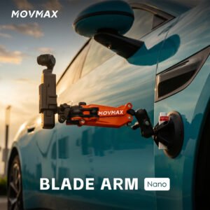MOVMAX NANO ORANGE – stabilizator do kamer sportowych i DJI Osmo / Insta360
