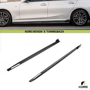 DOKLADKI PROGOW BOCZNYCH BMW Seria 3 G20 / G21 LCI M-Paket | ABS | Czarny Szafir | KORE - obrazek 1