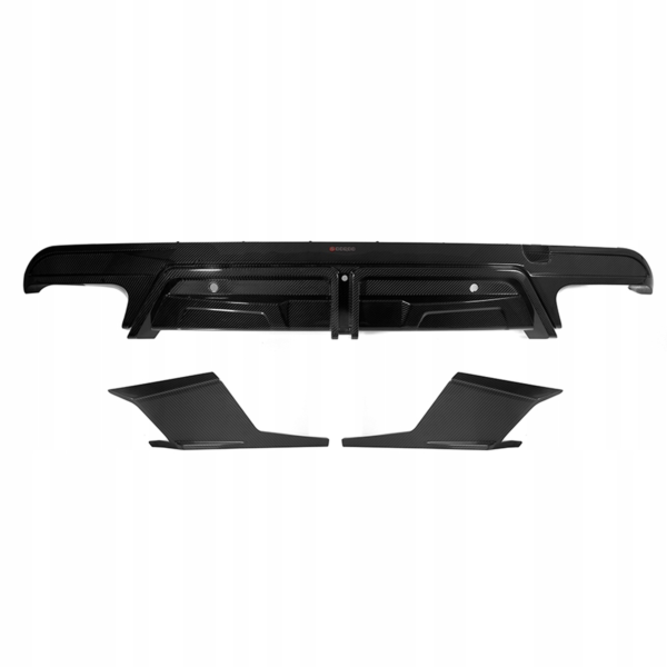 Karbonowy Dyfuzor do BMW X5M F95 / F95LCI – Styl SQ, Dry Carbon SOOQOO - obrazek 3