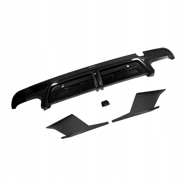 Karbonowy Dyfuzor do BMW X5M F95 / F95LCI – Styl SQ, Dry Carbon SOOQOO - obrazek 4