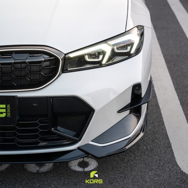 SPLITTER LISTWA PRZEDNIA BMW Seria 3 G20 G21 LCI M Performance | 3 CZ. | ABS | Czarny Szafir | KORE - obrazek 4