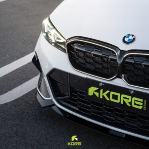 SPLITTER LISTWA PRZEDNIA BMW Seria 3 G20 G21 LCI M Performance | 3 CZ. | ABS | Czarny Szafir | KORE - obrazek 5